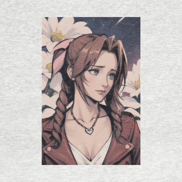 Aerith at Night by mindworldz